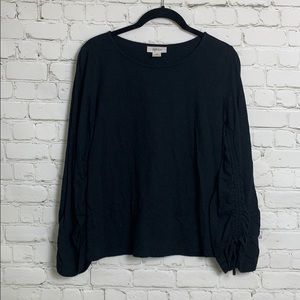 Style & Co Ruched Sleeve Top
